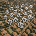 Flock of newsletters flying over Calahonda